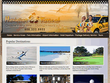 Tablet Screenshot of hawaiiantaxicab.com